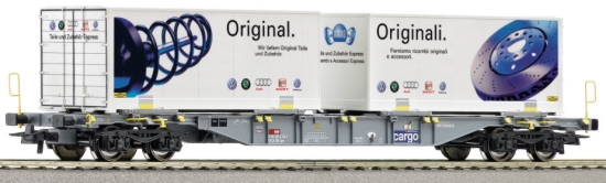 Container Carrier car Sngs Amag<br /><a href='images/pictures/Roco/66657.jpg' target='_blank'>Full size image</a>